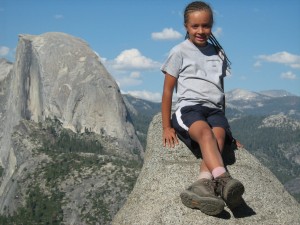me in front of half dome